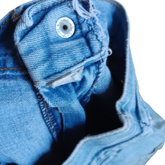 22x29 Vintage Jeans 1970's High-Waisted Wide Leg Denim Dual Front & Back Pockets - Picture 6 of 6